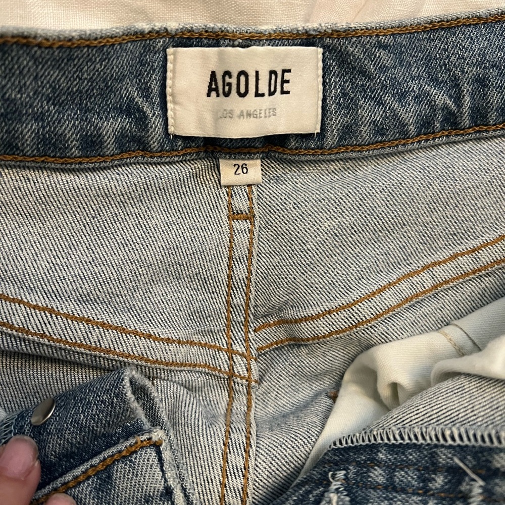 Agolde Riley Denim Jeans - Picture 2 of 6